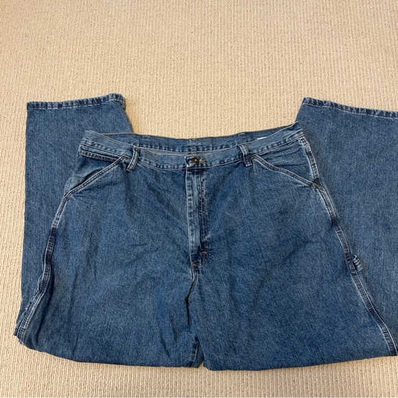 Wrangler Originals Carpenter Jeans Men’s Size 40 X 30 Medium Wash Denim - Picture 1 of 3